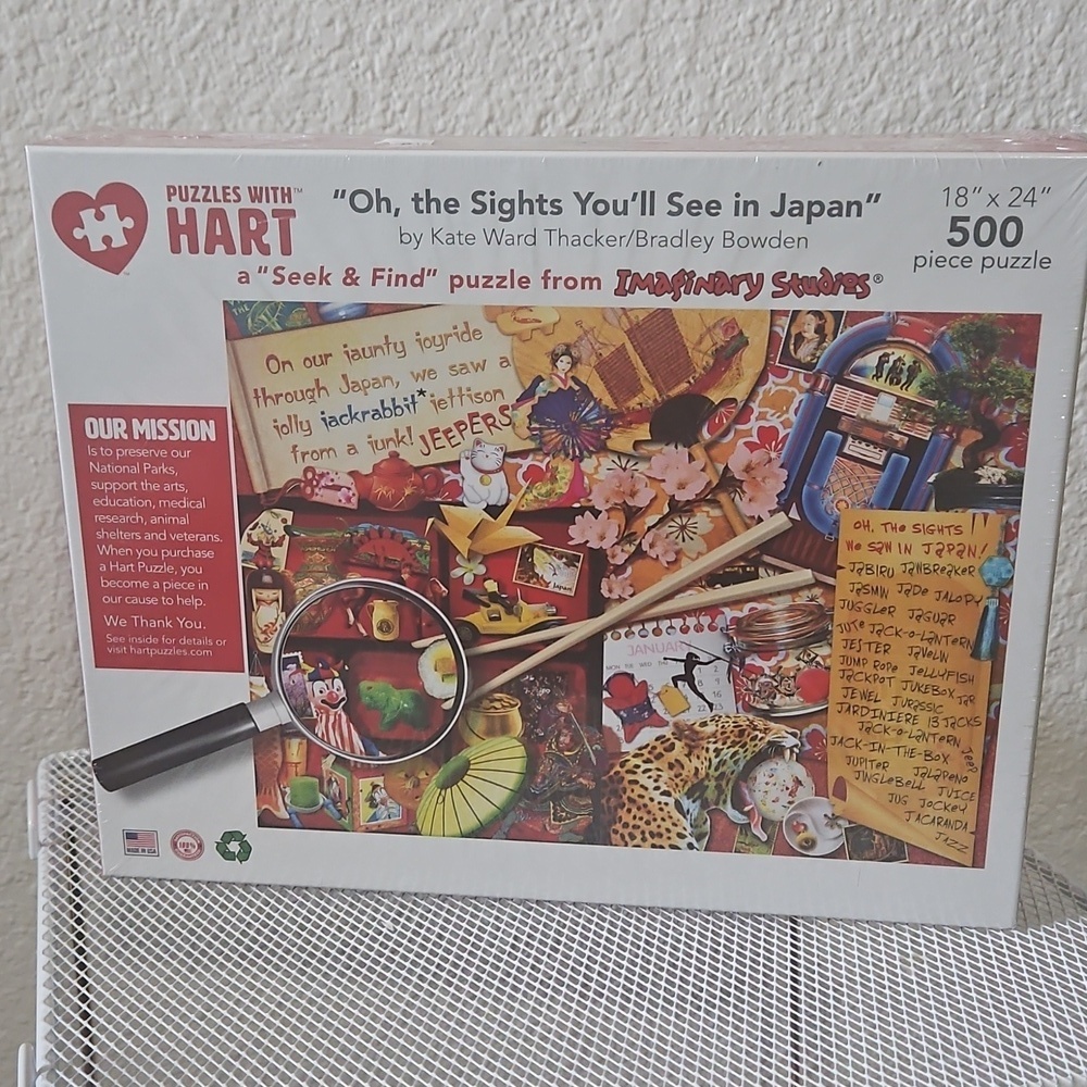 'Oh, the Sights You'll See in Japan' 500 Piece Puzzle